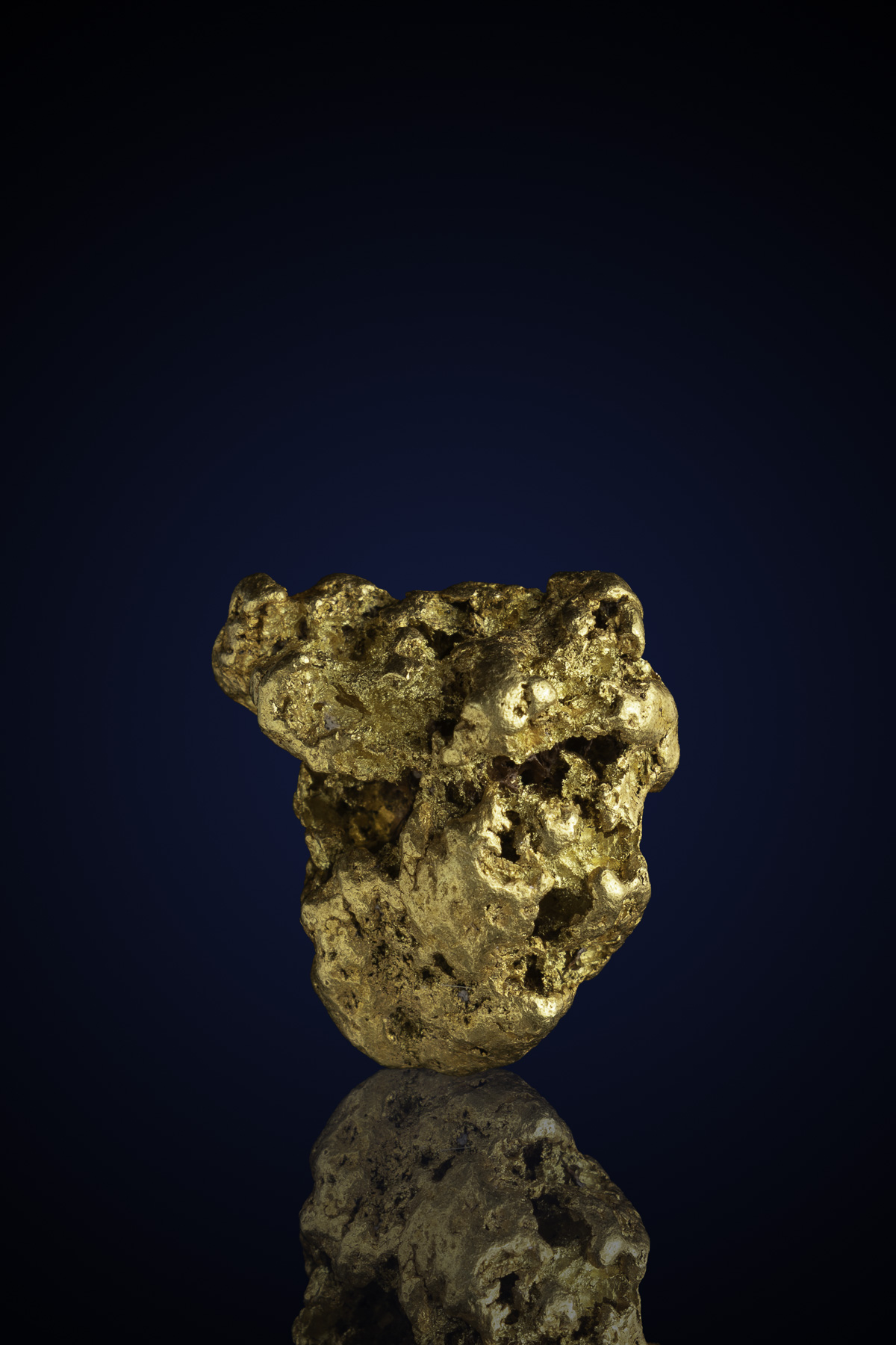 Exquisite, Rugged Natural Gold Nugget - Auburn, CA - 9.80 Grams (image for) Exquisite, Rugged Natural Gold Nugget - Auburn, CA - 9.80 Grams